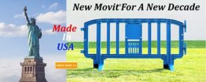Movit® 2 Meter Plastic Barriers Made In Usa