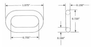 1 inch plastic chain spec