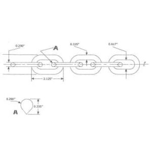 2" Heavy Duty Plastic Chain Specification