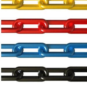 3" Plastic Chain for Outdoor Line Barriers
