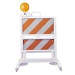 Safetycade Collapsible Barricade with Light