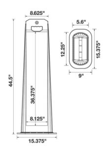 Gemstone Vertical Panel Specs