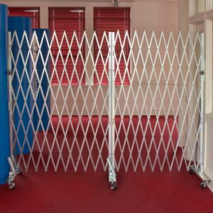 Portable Gates In Use