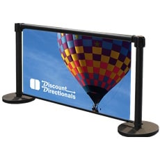 Rollersign Custom Banner For Retractable Belt Stanchion Queue Lines