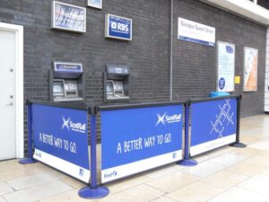 Rollersign Custom Stanchion Banner Outdoor Display 