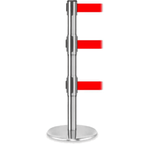 Queuepro 250 Triple Red Belts