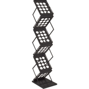 Zedup literature rack_black