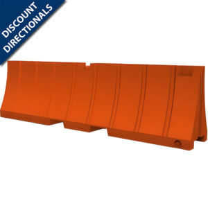 Low-Profile Plastic Jersey Barricade 24&Quot;H X 96&Quot;L X 16&Quot;W