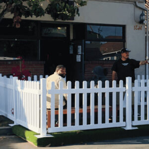 White Vinyl Fence Kit