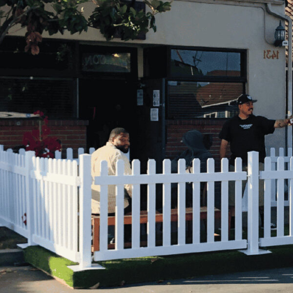 White Vinyl Fence Kit