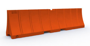 Airport Style Long Plastic Jersey Barriers