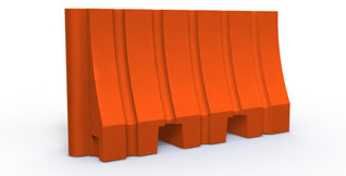 Standard Size Plastic Jersey Barriers