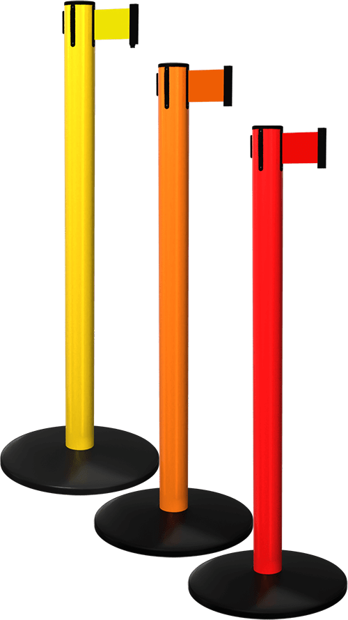 High Visibility Safety Stanchions