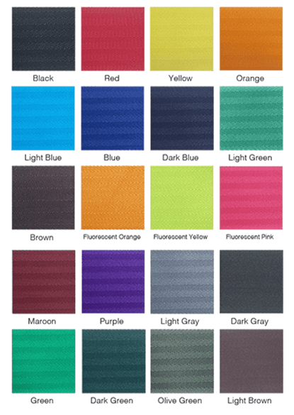 Retractable Belt Barriers 8 Solid Color Belt Options