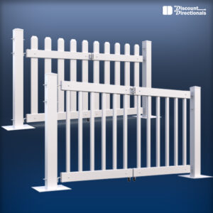 White Vinyl Fence Gate (Picket Or Traditional)