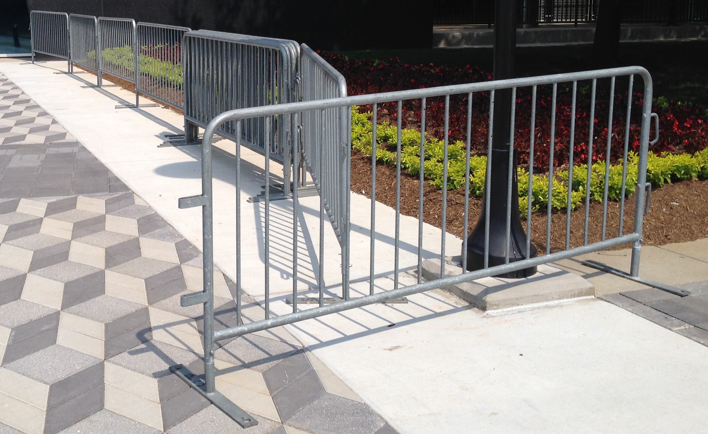 Discounted Crowd Control Steel Barriers