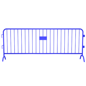 blue bridge barrier - economy steel barricade