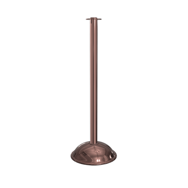 Rope Stanchion Flat Top Dome Base AC
