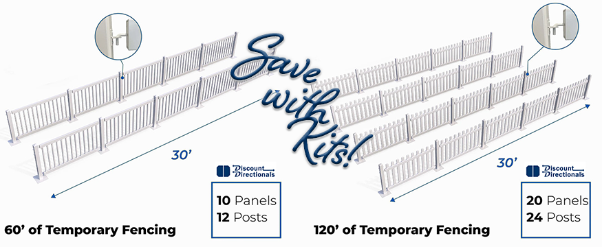 plastic fencing save with kits