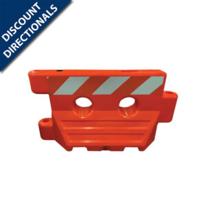 Water Filled Barricade System - Orange Sheeting